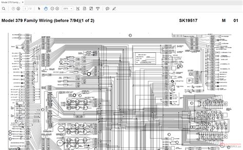 Web 56 peterbilt wiring schematic pdf 2000 379 turn signal diagram pete full. . Peterbilt 379 wiring schematic